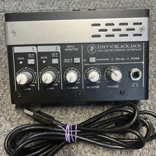 Pré-amplificadores de microfone Mackie Onyx Blackjack 2x2 interface de áudio USB 24-bit/48kHz usado bom comprar usado  Enviando para Brazil