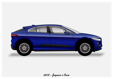 Poster jaguar pace for sale  SWINDON