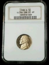 1980 jefferson nickel for sale  Greensboro