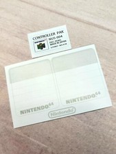 Usado, Etiquetas de substituição de cartão de memória Fan Art - Controle Nintendo 64 Pak NUS-004  comprar usado  Enviando para Brazil