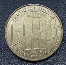 Médaille viaduc millau d'occasion  Saint-Pantaléon-de-Larche