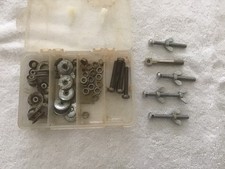 Lote de peças de guias de barco e parafusos de assento de molinete para vara de pesca de rolo resistente comprar usado  Enviando para Brazil