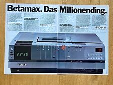 Sony betamax millionending gebraucht kaufen Sony betamax millionending gebraucht kaufen  Aßlar