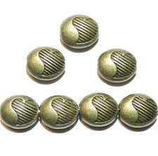 MB915 Bronze Dourado Antigo 11mm Oval Plano Puffado com Coração Contas de Metal 20 peças comprar usado  Enviando para Brazil