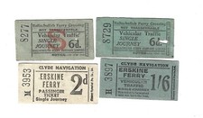 Collectables tickets ferry for sale  SOUTHAMPTON