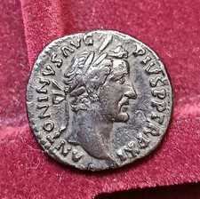 Denario argento antonino usato  Pescara