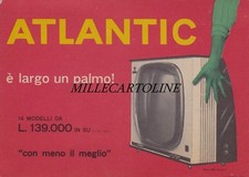 Pubblicita televisori atlantic usato  Roma