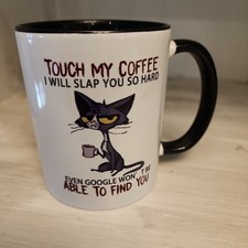 Caneca de café personalizada original Sarcastic Funny Cat 11 oz canecas de xícara de café novas comprar usado  Enviando para Brazil