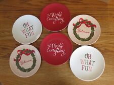 Threshold christmas plates for sale  Shipping to Ireland