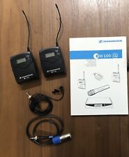 KIT DE MICROFONE SEM FIO SENNHEISER EW100 G2, receptor, transmissor, microfone de lapela comprar usado  Enviando para Brazil