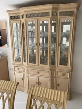Wooden display cabinet for sale  READING