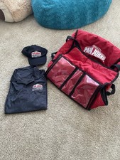 Uniforme e bolsa de pizza Papa John’s, usado comprar usado  Enviando para Brazil