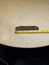 Antiga caixa de gelo BELDING'S PERFECTION etiqueta com nome de geladeira bronze fundido/latão comprar usado  Enviando para Brazil