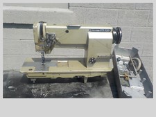 Máquina de costura industrial Mitsubishi LT2-230 duas agulhas, agulha-couro comprar usado  Enviando para Brazil