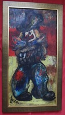 Superbe grande huile d'occasion  Vic-sur-Aisne