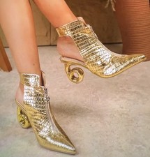 Elegant golden crocodile for sale  LONDON