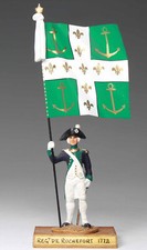 Porte drapeau régiment d'occasion  Versailles