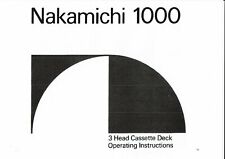 Nakamichi bedienungsanleitung  gebraucht kaufen  Salzgitter