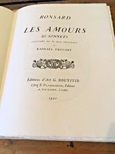 Ronsard. amours. bois d'occasion  Méry-sur-Seine
