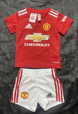 Kit completo shorts camisa MANCHESTER UNITE ADIDAS menino bebê 74cm/6-9 MESES comprar usado  Enviando para Brazil