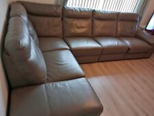 Large leather grey for sale  HARROW