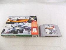 Nintendo 64 N64 F-1 World Grand Prix in a box - Inc manual - PAL - frete grátis /8, usado comprar usado  Enviando para Brazil