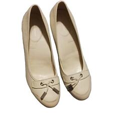 Sapato Rockport Feminino Salto Borla Plataforma Creme Tamanho EUA 9.5 comprar usado  Enviando para Brazil