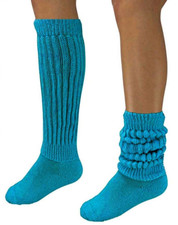 Turquoise slouch socks for sale  Saint Petersburg