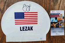 Z AUTOGRAFEM USA Jason Lezak Czapka kąpielowa Pływanie JSA COA Podpisana na sprzedaż  Wysyłka do Poland