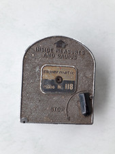Altes Rollmaßband Mabo Nr. 118, Supermatic, Radius/Stop, Eisen, 2 Meter, um 1940 comprar usado  Enviando para Brazil