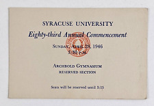 1946 syracuse university for sale  Chattanooga