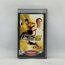 Jogo portátil PES Pro Evolution Soccer 6 Six Sony PlayStation PSP postagem grátis, usado comprar usado  Enviando para Brazil