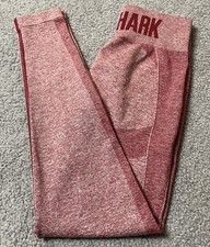 Leggings femininas de ginástica tamanho M sem costura cintura alta vermelha atletismo ioga esportes comprar usado  Enviando para Brazil