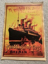 Norddeutscher lloyd reklame gebraucht kaufen  Zwickau