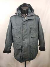 Parka barbour blu usato  Roma