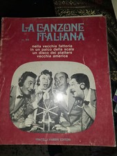 Canzone italiana fascicolo usato  Breno