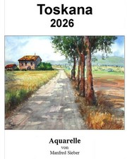 Aquarellkalender 2026 toskana gebraucht kaufen  München