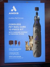 Andis (DNG-1) - Moedor de unhas sem fio para animais de estimação kit de 12 peças (66815)... GRÁTIS S&H! comprar usado  Enviando para Brazil