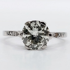 Bague solitaire art d'occasion  Paris II