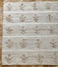 Cotton jute floral for sale  LONDON