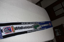 BUFANDA OFICIAL FINAL Fase de Ascenso a 2ª DIV. 2020/21 CD BADAJOZ vs AMOREBIETA comprar usado  Enviando para Brazil