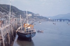 Slide 35mm - Barco de pesca Newquay 'Freeman' em Barmouth Harbour, década de 1960 comprar usado  Enviando para Brazil