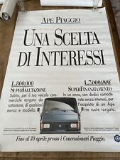 Poster piaggio ape usato  San Giustino