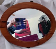 Oval mirror solid for sale  DUNDEE