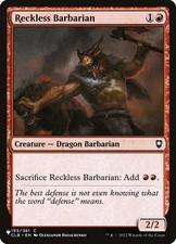 Mtg reckless barbarian usato Mtg reckless barbarian usato  Italia