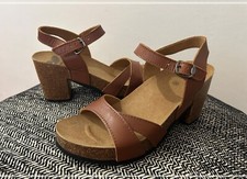 Sandali scholl marroni usato  Italia