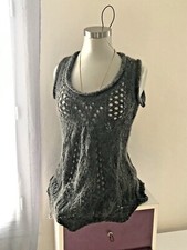 Pull ajouré gris d'occasion  Apt