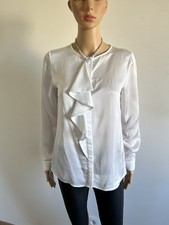 Blouse blanche satinée d'occasion  Void-Vacon
