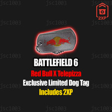 Battlefield 6 - Red Bull x Telepizza Exclusive Limitowana edycja Dog Tag Plus XP na sprzedaż Battlefield 6 - Red Bull x Telepizza Exclusive Limitowana edycja Dog Tag Plus XP na sprzedaż  Wysyłka do Poland