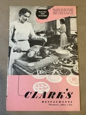 Vintage 1954 menu for sale  Defiance